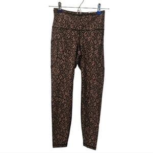 Brown & Black Old Navy Women's High Waist PowerSoft 7/8 Pocket Leggings